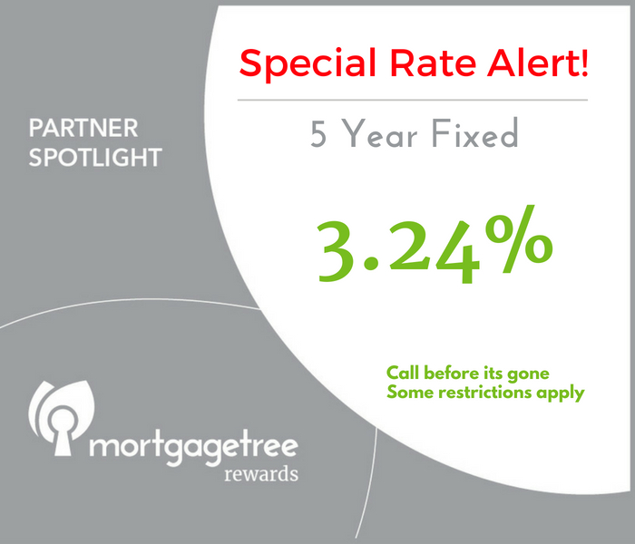 Rate Alert 3.24% 5 Year Term