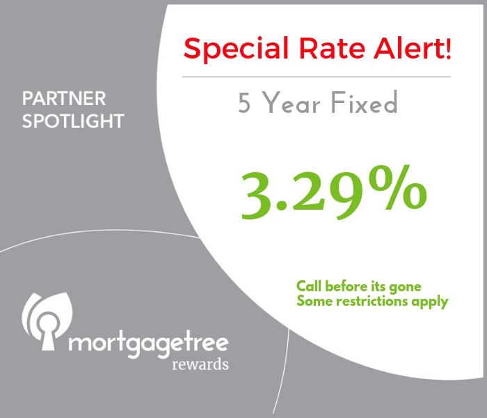 Rate Alert 3.24% 5 Year Term